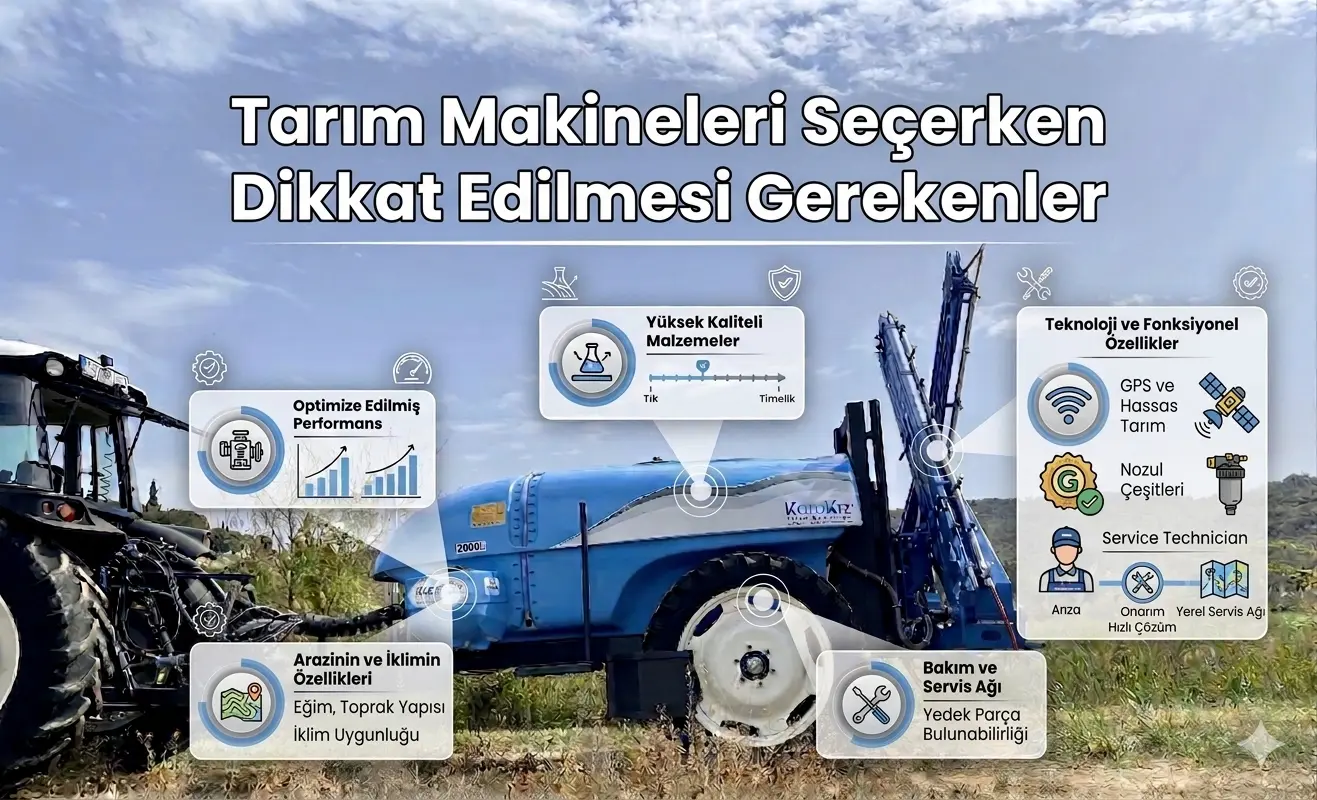 Tarım Makineleri Seçerken Dikkat Edilmesi Gerekenler